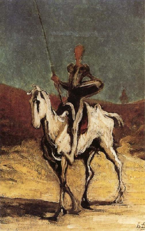 Honore Daumier Don Quixote Sweden oil painting art
